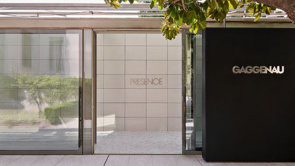 Image showing architectural installation space of the Gaggenau Presence experience at Villa Necchi Campiglio 2026
