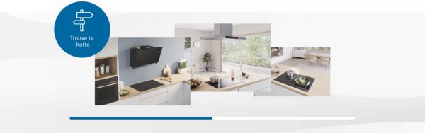 Une cuisine au design moderne, dot&eacute;e d'appareils &eacute;lectrom&eacute;nagers &eacute;pur&eacute;s, d'une hotte &eacute;l&eacute;gante et d'un plan de travail fonctionnel.