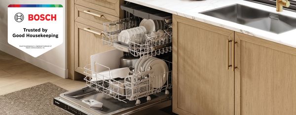 Bosch diswasher with Consumer Reports Badge