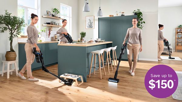 Back-to-School savings on Bosch vacuums with MicroCleanTM Technology