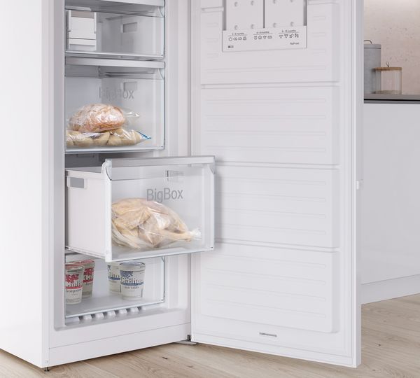 Interior of a Bosch NoFrost freezer