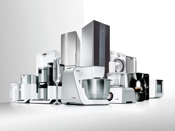 Variety of Bosch appliances on display