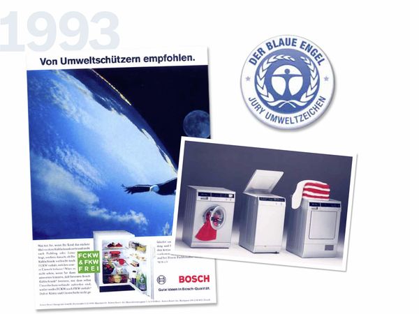 Collage of Bosch advertisements from 1990's