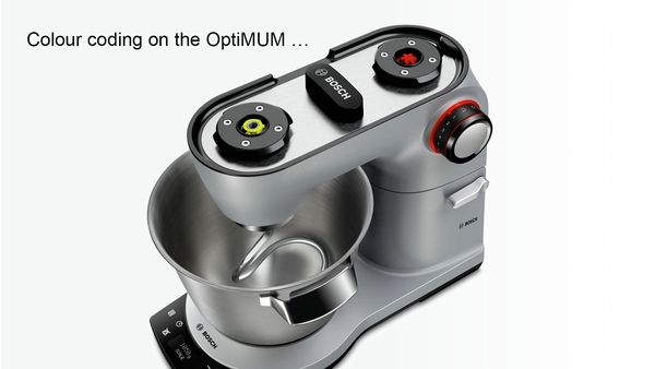 Robot de cuisine OptiMUM de Bosch : qualité professionnelles pour des résultats parfaits. 