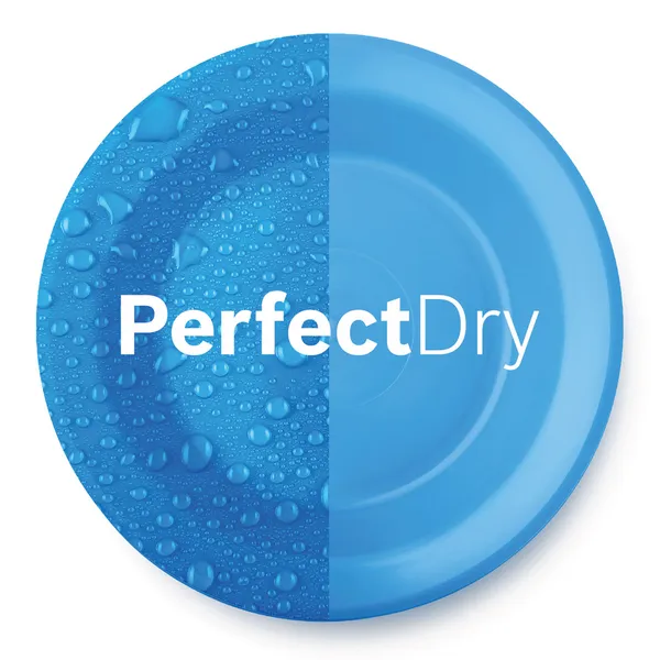 Blue plate with PerfectDry