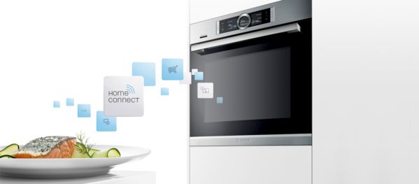 Control your Connected 24" Bosch wall oven remotely. 