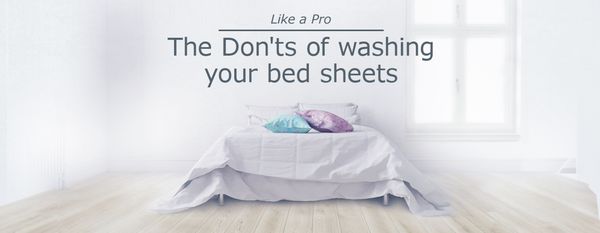 Don't do this when washing your sheets