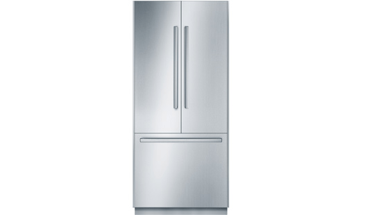 Image du devant d'un réfrigérateur Bosch, modèle B36CT80SNS