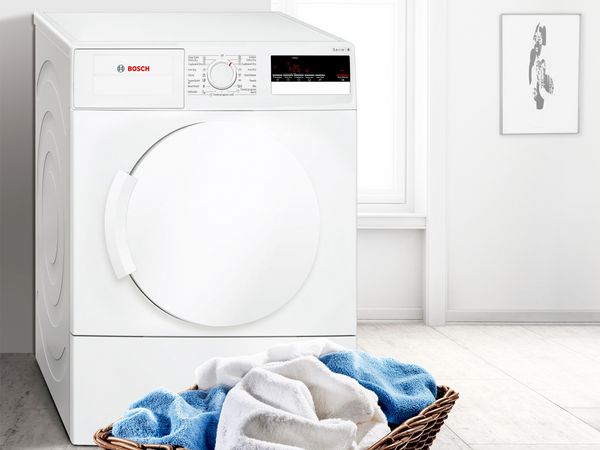 Take perfect care of your laundry with a Bosch tumble dryer.