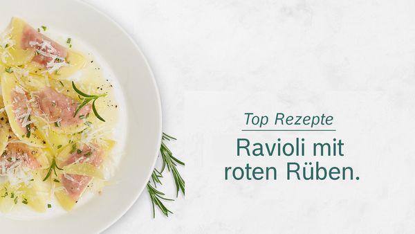 Ravioli mit roten Rüben