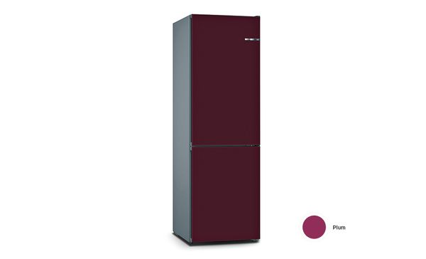 VarioStyle fridge-freezer plum coloured