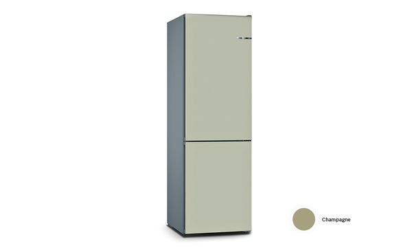 VarioStyle fridge-freezer champagne coloured