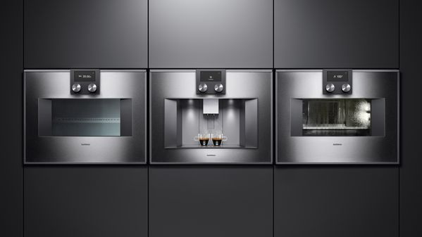 סדרה 400 מכונת קפה משולב מיקרוגל ותנור משולב אדים עם דלת בגימור זכוכית משולב נירוסטה