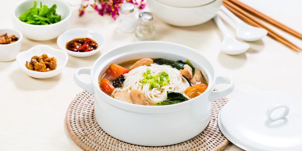 Sliced Fish Thick Rice Vermicelli Soup