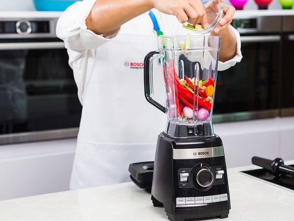 Add the ingredients to the blender