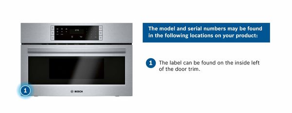 Find Your Bosch Microwaves Serial Number | Bosch