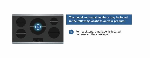 Serial Number Finder For Bosch Induction Gas Electric Cooktops