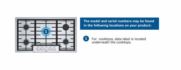 Serial Number Finder For Bosch Induction Gas Electric Cooktops