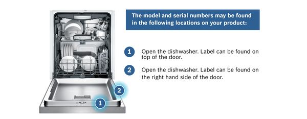 Bosch Dishwasher Serial Number | Bosch