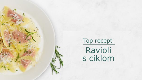 Ravioli s ciklom