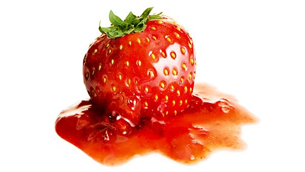 flekkfjerningstips: jordbærflekker