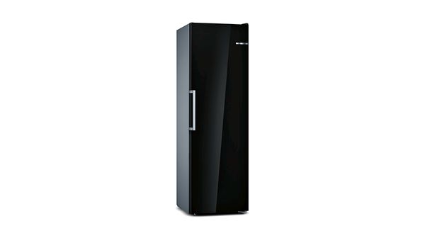Black fridge freezer appliance