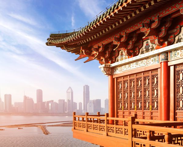 ארכיטקטורה סינית עתיקה ומודרנית
