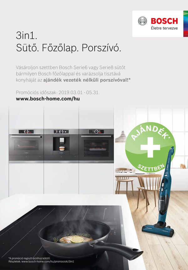 A t&ouml;k&eacute;letes Bosch recept aj&aacute;nd&eacute;kkal p&aacute;rosul.