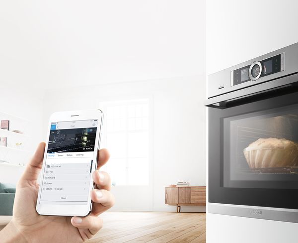 Bosch Home Connect Serie 6 and 8 ovens.