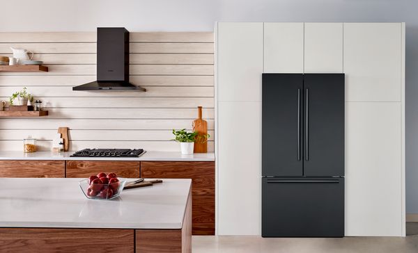 Black Stainless Steel 36" French Door Refrigerator
