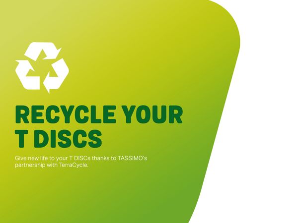 Green Recycle T-discs graphic