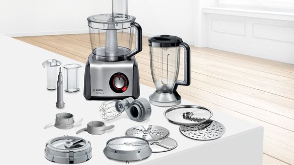 Bosch Electroménager - MultiTalent 8 MC812M844 – Robot de cuisine  polyvalent avec plus de 50 fonctions – 1250 W – Grande capacité de 3,9 L –  Couleur : Noir : : Cuisine et Maison