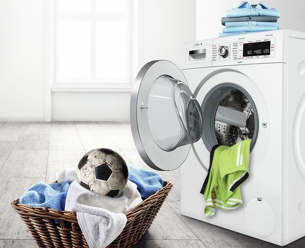 Le programme antitaches du lave-linge élimine les taches sur vos vêtements et textiles.