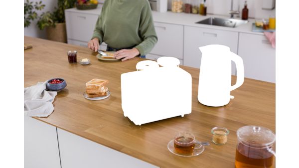 Tostador corto DesignLine Acero inoxidable TAT4P420 TAT4P420-13