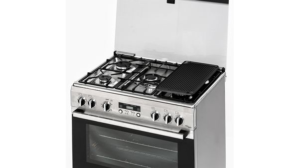Serie 4 Cocina de gas de libre instalación Acero inoxidable HSK12I26SE HSK12I26SE-8