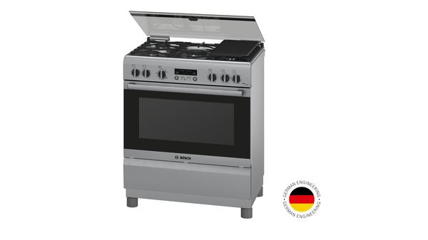 Serie 4 Cocina de gas de libre instalación Acero inoxidable HSK12I26SE HSK12I26SE-9