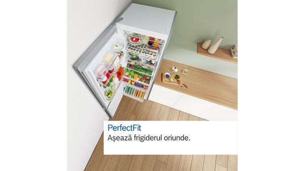 Seria 8 Combină frigorifică independentă 193 x 70 cm Inox AntiAmprentă KGF56PIDP KGF56PIDP-8