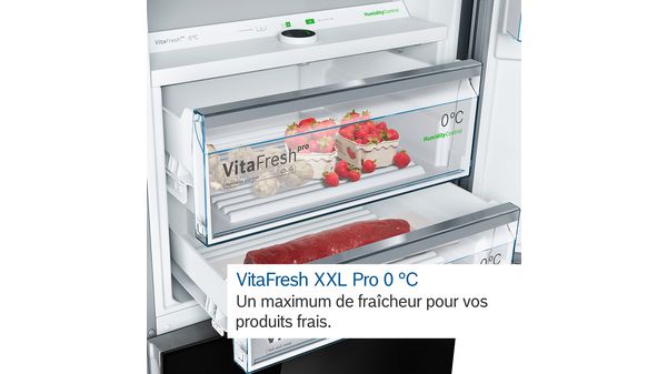 Série 8 Réfrigérateur multi-portes congélateur en bas 183 x 90.5 cm Inox anti trace de doigts KFF96PIEP KFF96PIEP-10