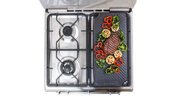 Serie 4 Cocina de gas de libre instalación Gris claro HSG14I31SE HSG14I31SE-4