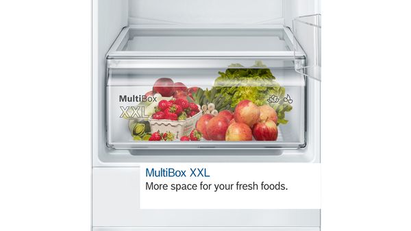 Series 2 Built-in fridge-freezer with freezer at bottom 177.2 x 54.1 cm sliding hinge KIN86NSE0G KIN86NSE0G-9