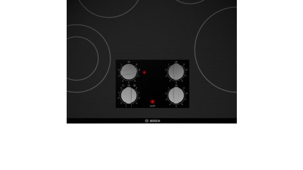 500 Series Electric Cooktop 30'' Black, Without Frame NEM5066UC NEM5066UC-8