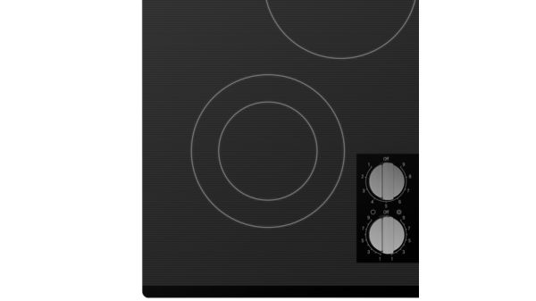 500 Series Electric Cooktop 30'' Black, Without Frame NEM5066UC NEM5066UC-9