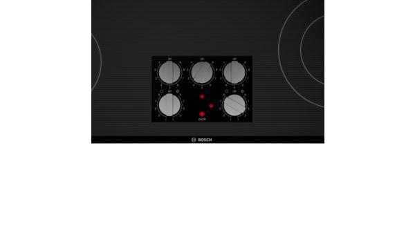 500 Series Electric Cooktop 36'' Black, Without Frame NEM5666UC NEM5666UC-9
