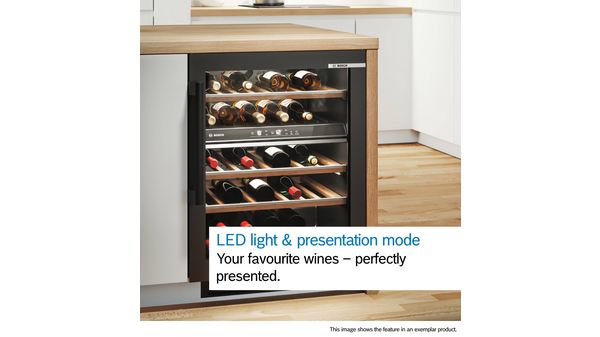 Serie 6 Vinoteca libre instalación 186 x 60 cm KWK36ABGA KWK36ABGA-6