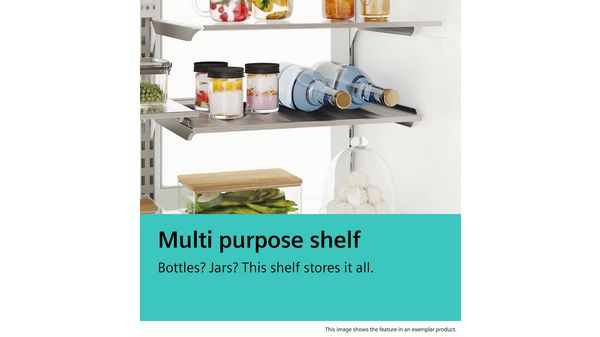 iQ700 Kylskåp 186 x 60 cm Borstat stål med antiFingerprint KS36FPIDP KS36FPIDP-8