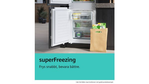iQ300 Kombinerad kyl/frys 186 x 60 cm Vit KG36V6WEP KG36V6WEP-7