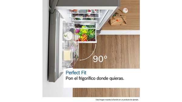 Serie 4 Frigorífico combinado de libre instalación 203 x 60 cm Acero antihuellas, Total No Frost KGN39XI4P KGN39XI4P-5