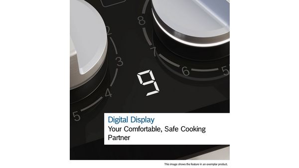 Serie 8 Placa de gas 90 cm Vidrio templado, Negro PRS9A6H40 PRS9A6H40-9