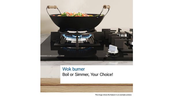 Serie 4 Placa de gas 60 cm Acero inoxidable PGH6B5K90 PGH6B5K90-7