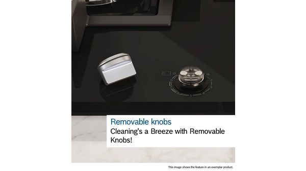 Serie 6 Placa de gas 60 cm Vidrio templado, Negro PPP6A6I10 PPP6A6I10-7